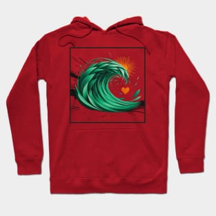 GREEN WAVE Hoodie